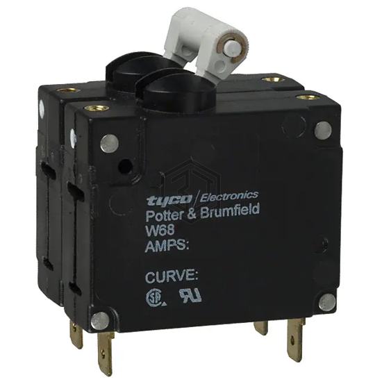 W68-X2Q12-20 - TE Connectivity Potter & Brumfield Relays - Circuit Breakers
