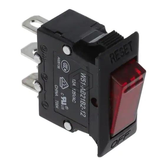 W51-AB21B2-12 - TE Connectivity Potter & Brumfield Relays - Circuit Breakers