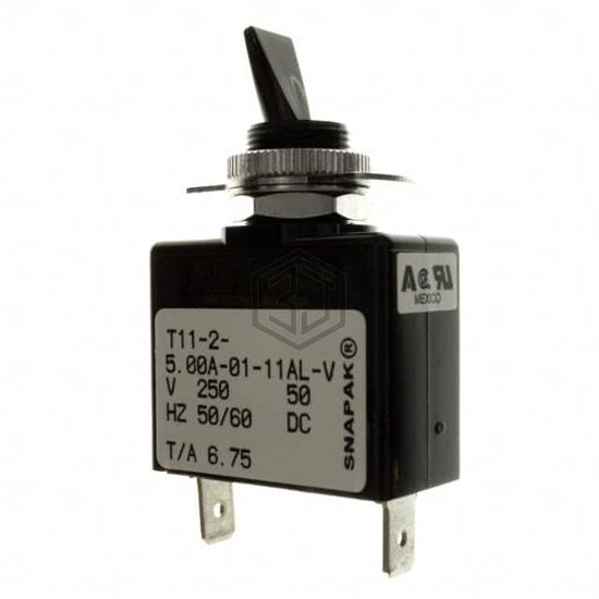 T11-2-5.00A-01-11AL-V - Sensata-Airpax - Circuit Breakers