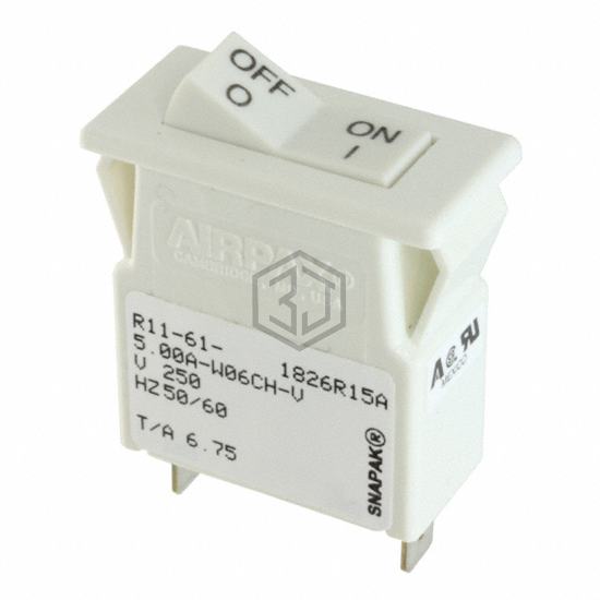 R11-61-5.00A-W06CH-V - Sensata-Airpax - Circuit Breakers