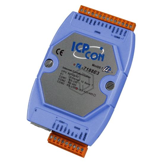 I-7188E3-232 - ICP DAS USA INC - Adapters, Converters