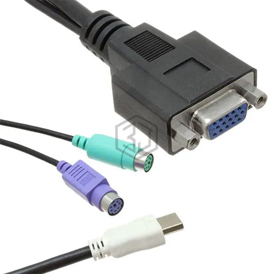 500-198-R-ACC - Lantronix, Inc. - KVM Switches (Keyboard Video Mouse) - Cables