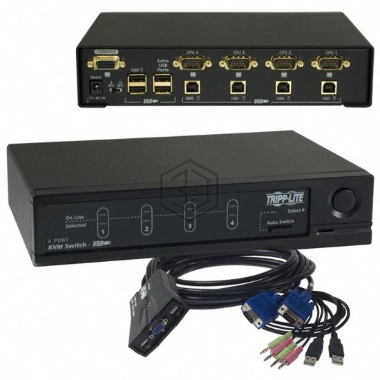 B006-004-R - Tripp Lite - KVM Switches (Keyboard Video Mouse)