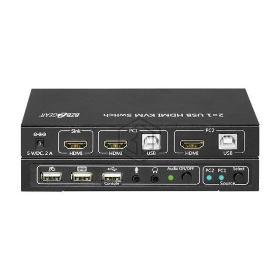 BG-KVMHU-2P - BZBGEAR - KVM Switches (Keyboard Video Mouse)