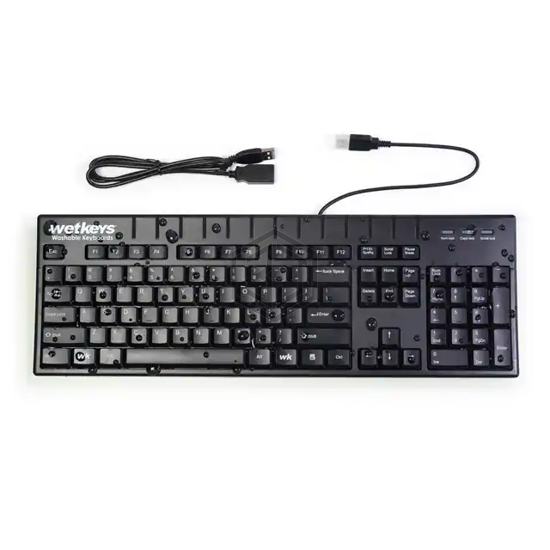 KBWKABS104-BK - WetKeys Washable Keyboards - Keyboards