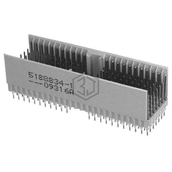 188834-1 - TE Connectivity AMP Connectors - Backplane Connectors - Hard Metric, Standard