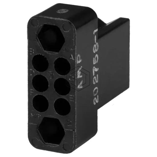 202758-1 - TE Connectivity AMP Connectors - Backplane Connectors - Housings