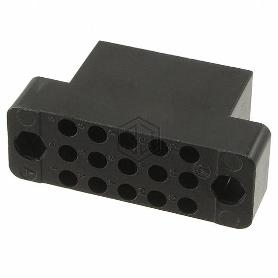 205606-3 - TE Connectivity AMP Connectors - Backplane Connectors - Housings
