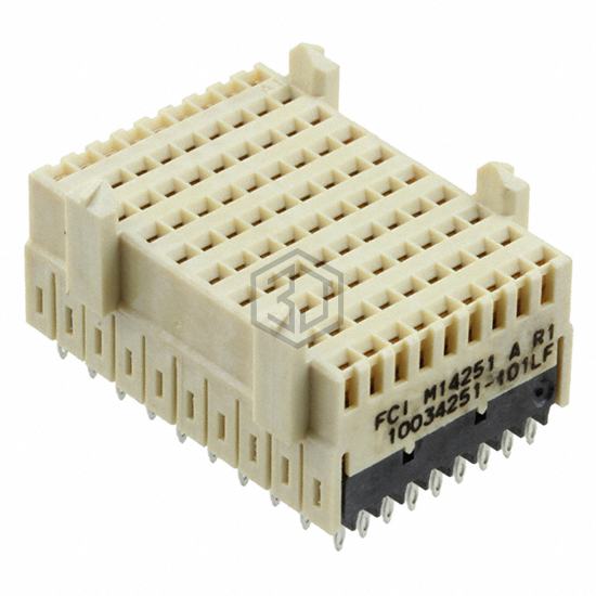 10034251-101LF - Amphenol ICC (FCI) - Backplane Connectors - Specialized