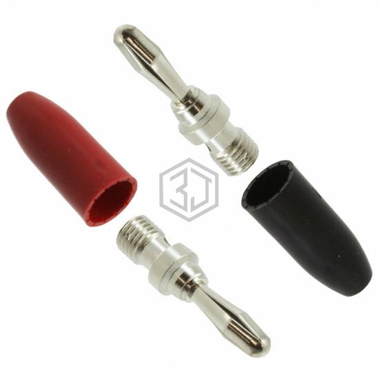 9202 R/B - E-Z-Hook - Banana and Tip Connectors - Jacks, Plugs