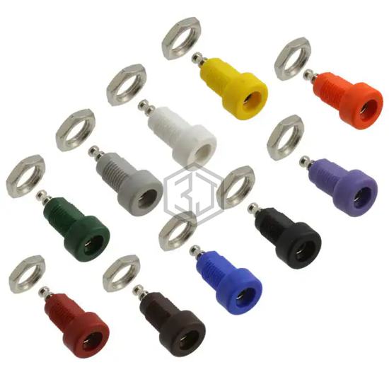 9284-S - E-Z-Hook - Banana and Tip Connectors - Jacks, Plugs