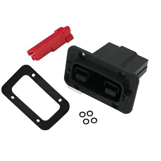 SBSX75A-PMREC-KIT-RED - Anderson Power Products, Inc. - Blade Type Power Connectors - Housings