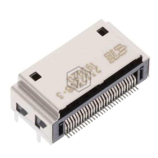 2332208-3 - TE Connectivity AMP Connectors - Card Edge Connectors - Edgeboard Connectors
