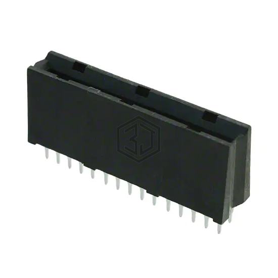 6650383-1 - TE Connectivity AMP Connectors - Card Edge Connectors - Edgeboard Connectors