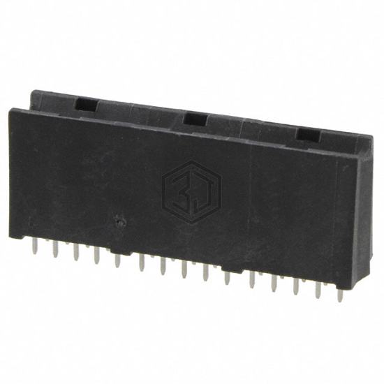 6650383-3 - TE Connectivity AMP Connectors - Card Edge Connectors - Edgeboard Connectors