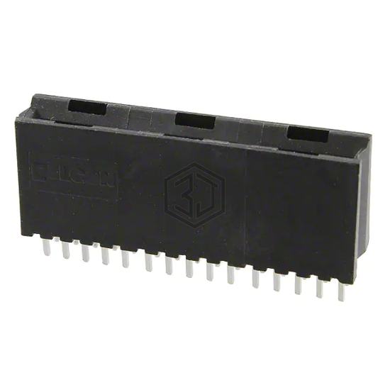 6650384-3 - TE Connectivity AMP Connectors - Card Edge Connectors - Edgeboard Connectors