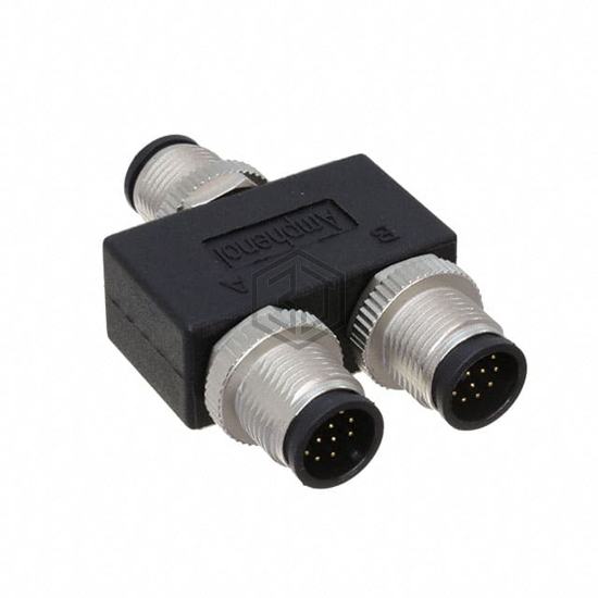 YA-A12M-A12M-A12M-01 - Amphenol LTW - Circular Connectors - Adapters