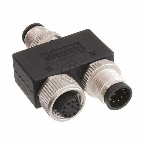 YA-A10M-A10M-A10F-01 - Amphenol LTW - Circular Connectors - Adapters