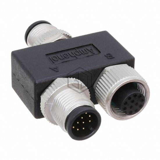 YA-A12M-A12M-A12F-01 - Amphenol LTW - Circular Connectors - Adapters