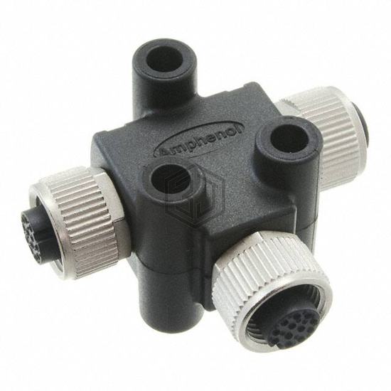TA-A12F-A12F-A12F-01 - Amphenol LTW - Circular Connectors - Adapters