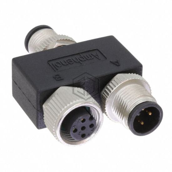 YA-A03M-A03M-A03F-01 - Amphenol LTW - Circular Connectors - Adapters
