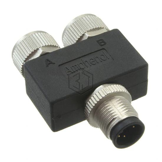 YA-A06M-A06F-A06F-01 - Amphenol LTW - Circular Connectors - Adapters