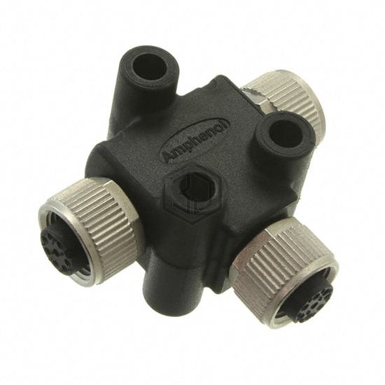 TA-A06F-A06F-A06F-01 - Amphenol LTW - Circular Connectors - Adapters