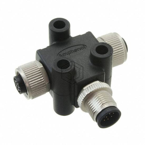 TA-A12M-A12F-A12F-01 - Amphenol LTW - Circular Connectors - Adapters
