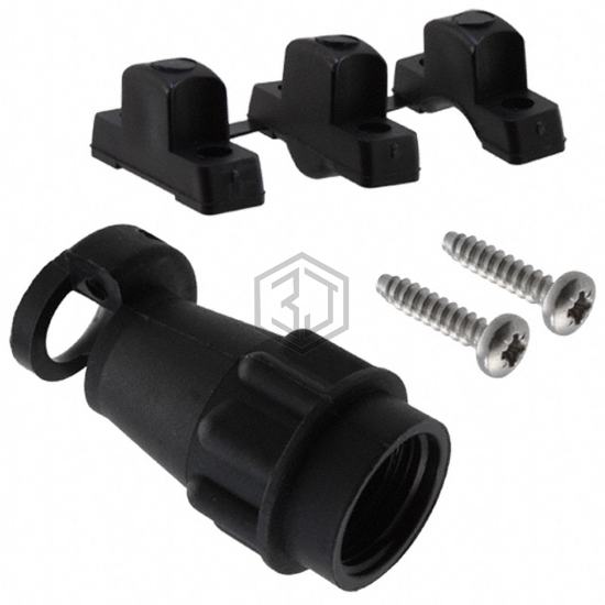 TR10ASR1N - ITT Cannon, LLC - Circular Connectors - Backshells and Cable Clamps