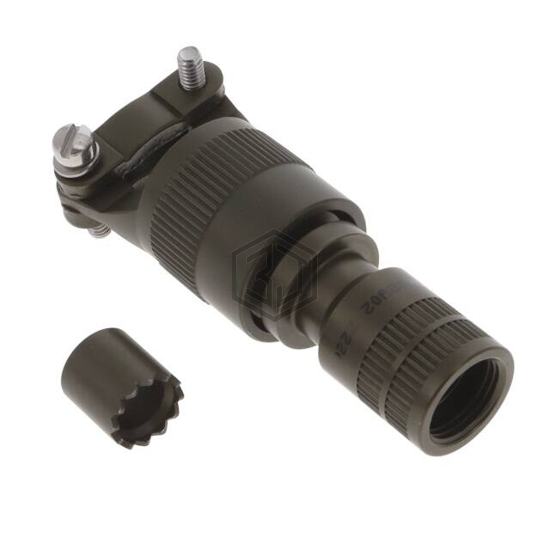A850493608W02 - Amphenol Interconnect India - Circular Connectors - Backshells and Cable Clamps
