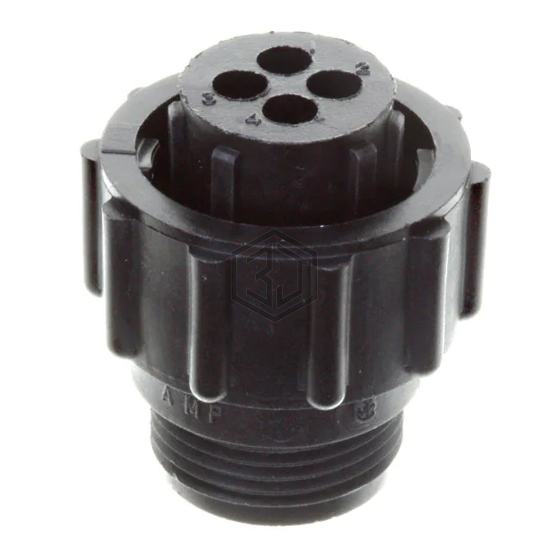206060-2 - TE Connectivity AMP Connectors - Circular Connectors - Housings
