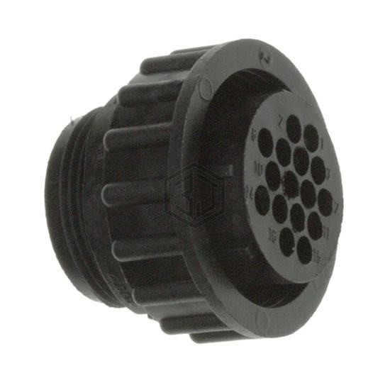 182642-1 - TE Connectivity AMP Connectors - Circular Connectors - Housings
