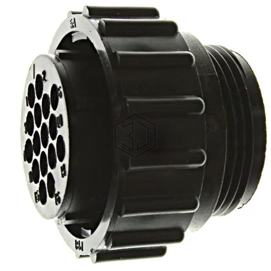 206554-1 - TE Connectivity AMP Connectors - Circular Connectors - Housings