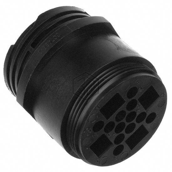 207486-2 - TE Connectivity AMP Connectors - Circular Connectors - Housings
