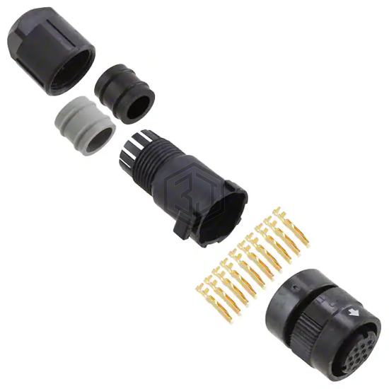 JN1DS10SLK - JAE Electronics - Circular Connectors - Housings