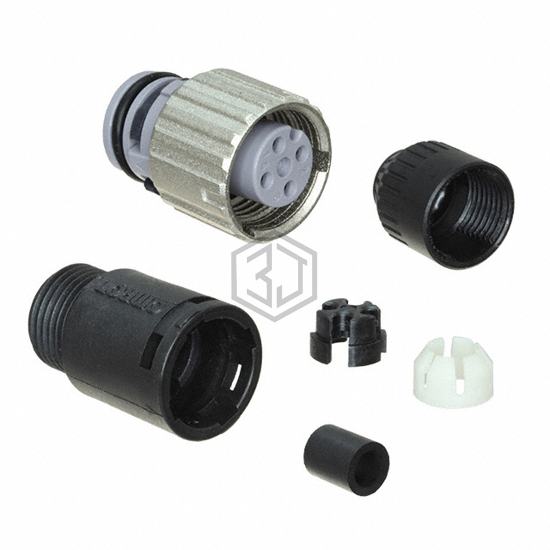 XS5C-D4C3 - Omron Automation and Safety - Circular Connectors - Housings
