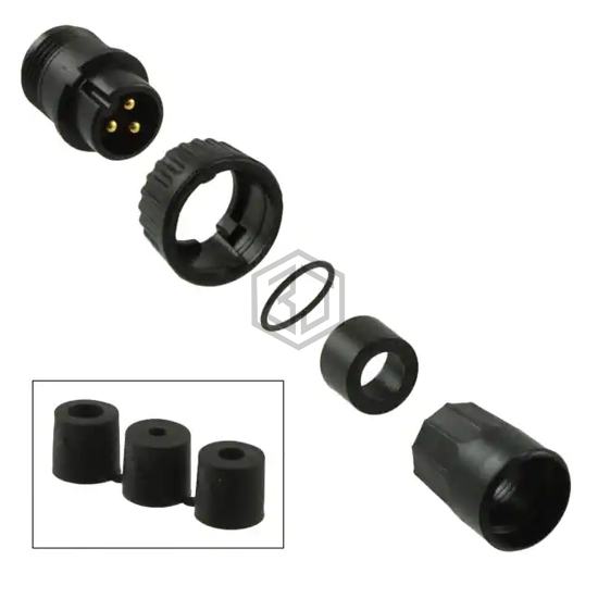 3182-3PG-3DC - Conxall/Switchcraft - Circular Connectors