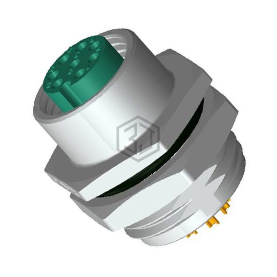 M12A-08PFFS-SH8001 - Amphenol LTW - Circular Connectors