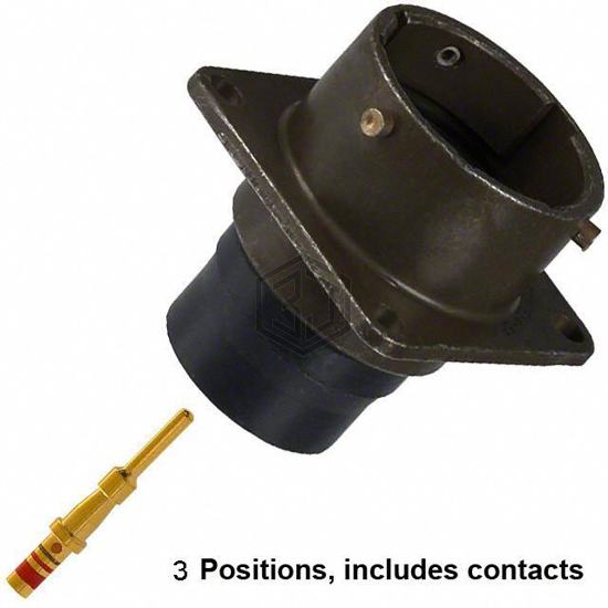 MS3122E-12-3P - Amphenol Industrial Operations - Circular Connectors
