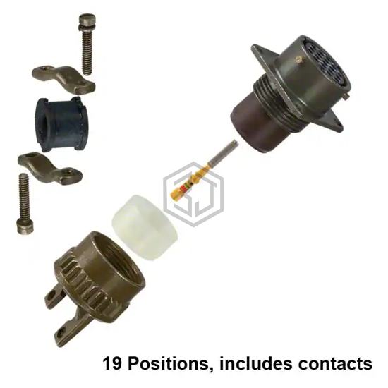 MS3120F-14-19S - Amphenol Industrial Operations - Circular Connectors