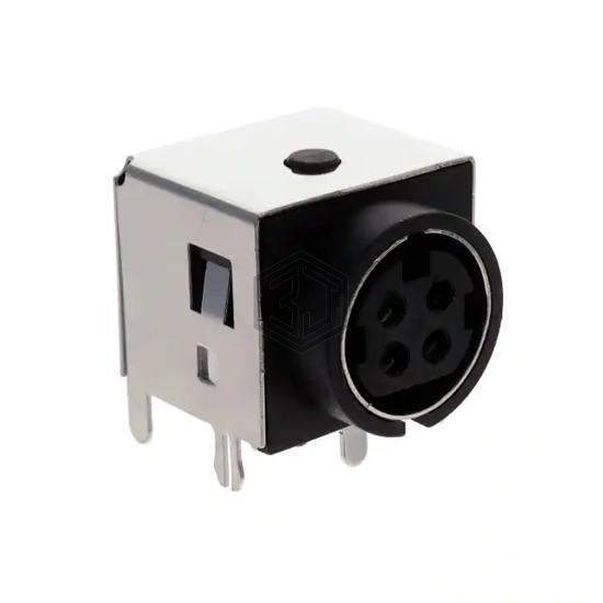 JACKPWRDIN4LS - GlobTek, Inc. - Circular Connectors