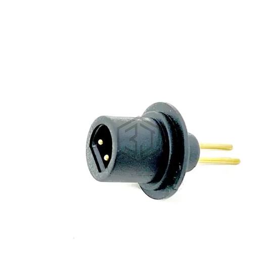 JACK-KM2-PANEL-BK(R) - GlobTek, Inc. - Circular Connectors