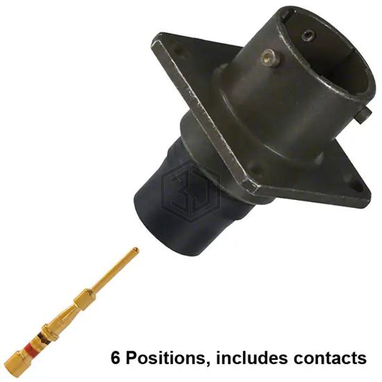 PT02SE-10-6P(025) - Amphenol Industrial Operations - Circular Connectors