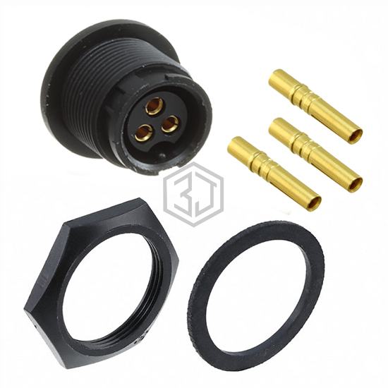 4181-3SG-3ES - Conxall/Switchcraft - Circular Connectors
