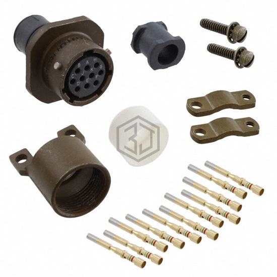 MS3121F12-10S - ITT Cannon, LLC - Circular Connectors