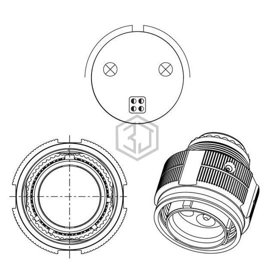 HV06RF37-56R - Amphenol Aerospace Operations - Circular Connectors