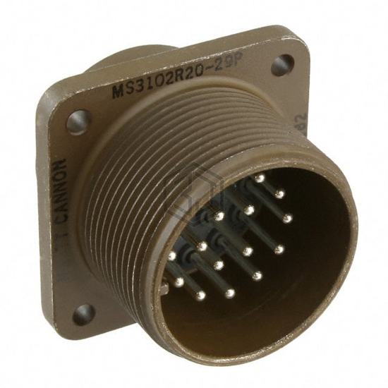 MS3102R20-29P - ITT Cannon, LLC - Circular Connectors