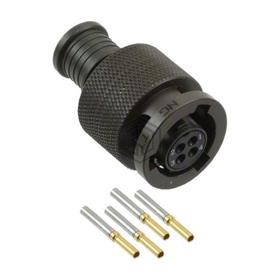MKJ3A6W6-4SN - ITT Cannon, LLC - Circular Connectors