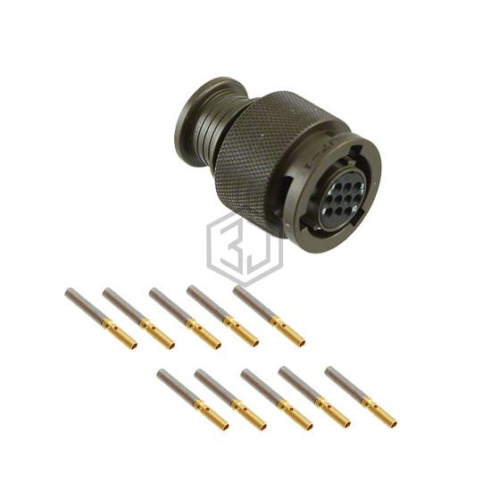 MKJ3A6W7-10SN - ITT Cannon, LLC - Circular Connectors