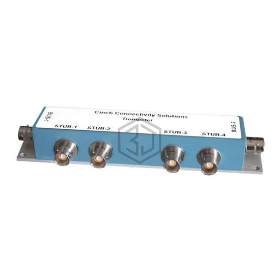TEBC-1004-LF - Cinch Connectivity Solutions Trompeter - Coaxial Connectors (RF) - Adapters